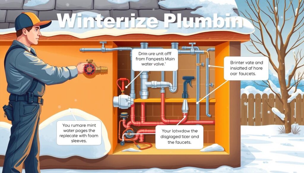 how to winterize home plumbing