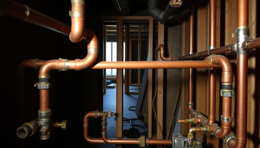 what is roughed in plumbing