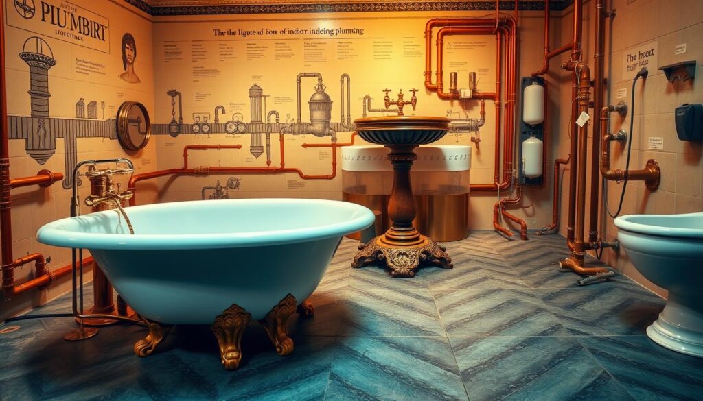 who invented modern plumbing