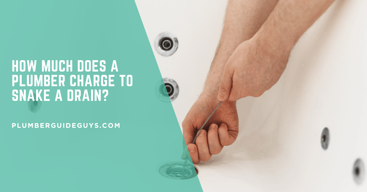 How Much Does a Plumber Charge to Snake a Drain?