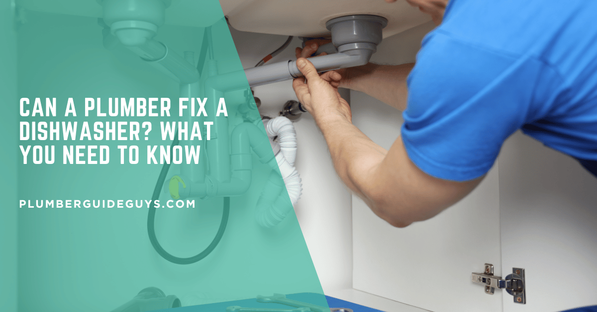 Can a Plumber Fix a Dishwasher? What You Need to Know